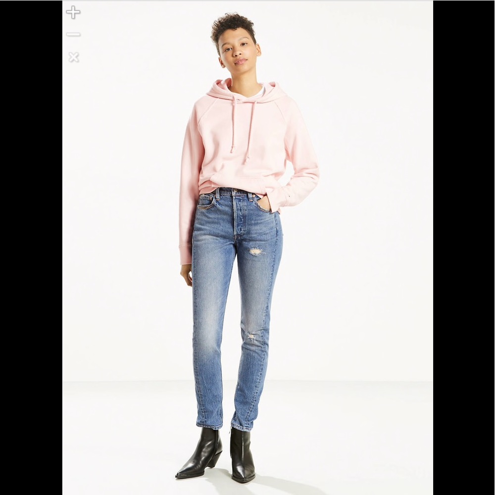 Levi’s 501 Skinny - high waist, button fly